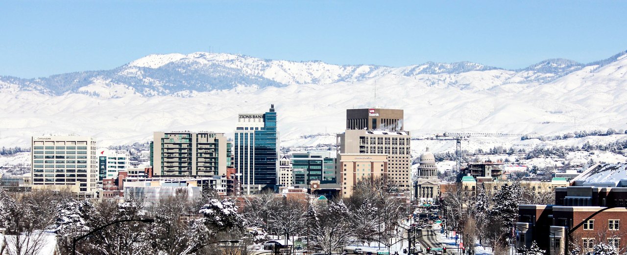 Boise city-specific skyline and landmark banner for CityPage