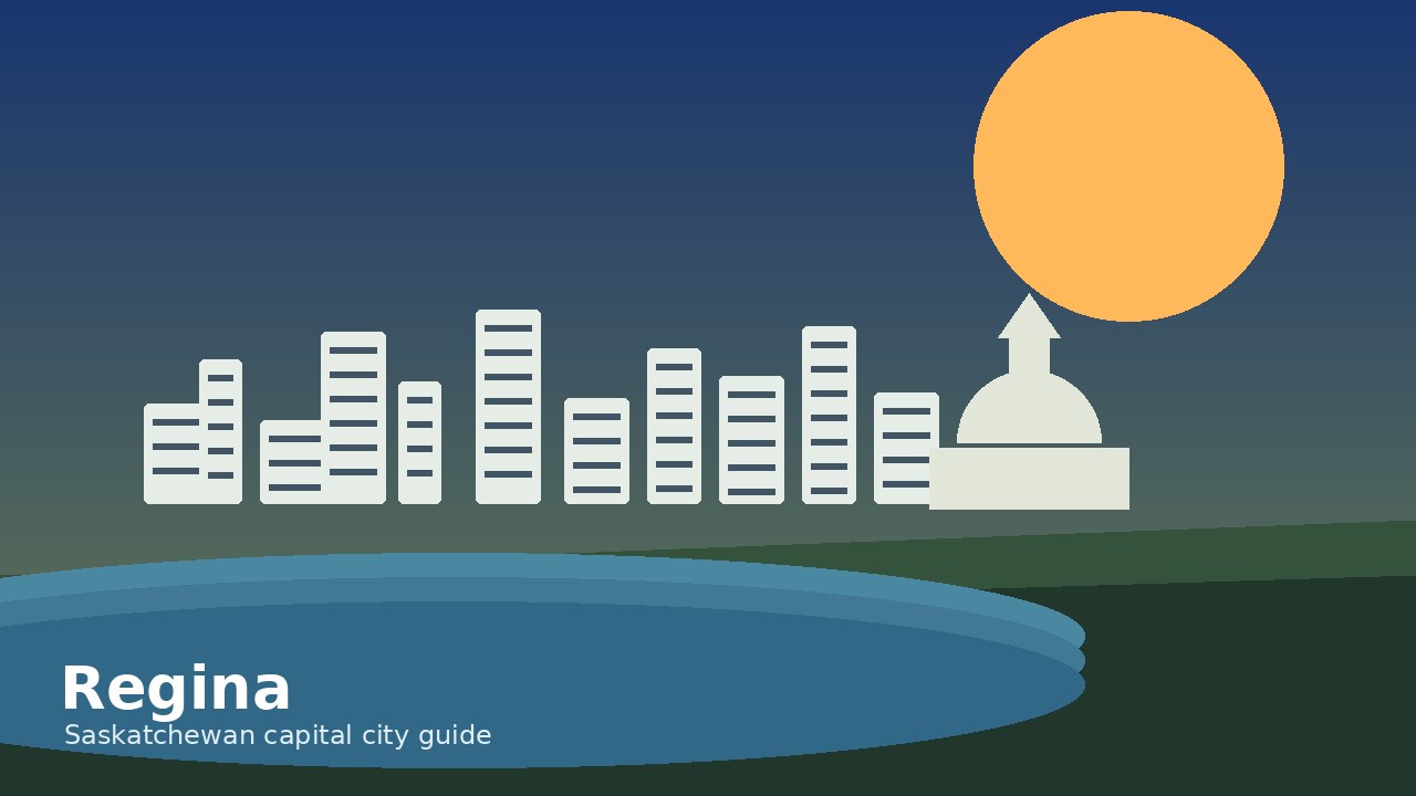 Regina city-specific skyline and landmark banner for CityPage